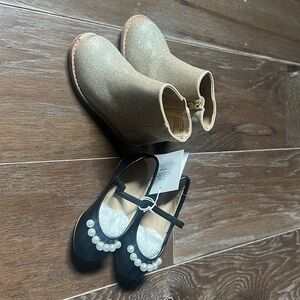 Two pairs of Janie and Jack Shoes- both size 6